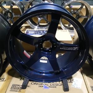 Advan Racing GT Racing Titanium Blue + Machining Logo 20"x11" Wheel