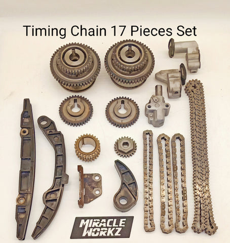 GTR35 Nissan 17 Piece Timing Chain Set