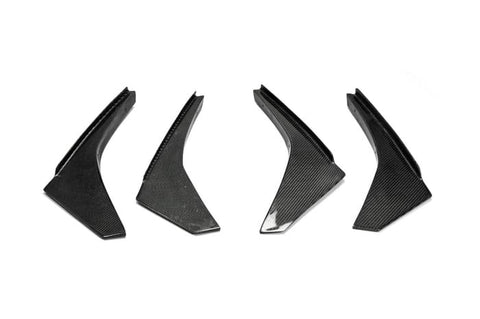GTR35 Bumper Canards Carbon Set For CBA Bumper